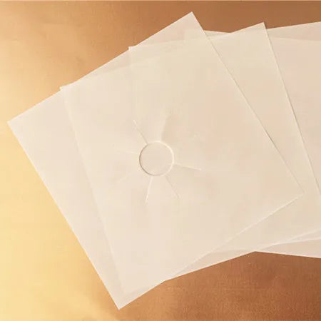 1/4PC Stove Protector Cover Liner Gas Stove Protector Gas