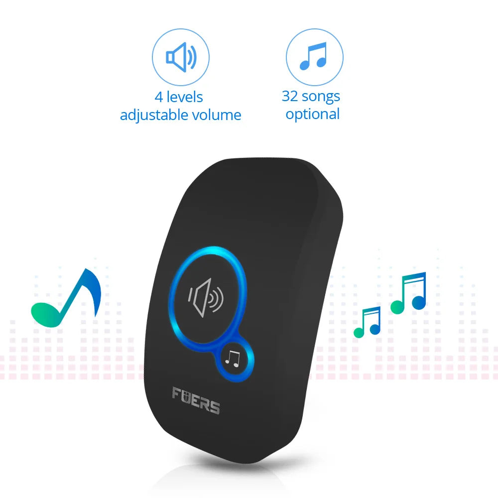 Fuers Wireless Doorbell Home Welcome Smart Door bell