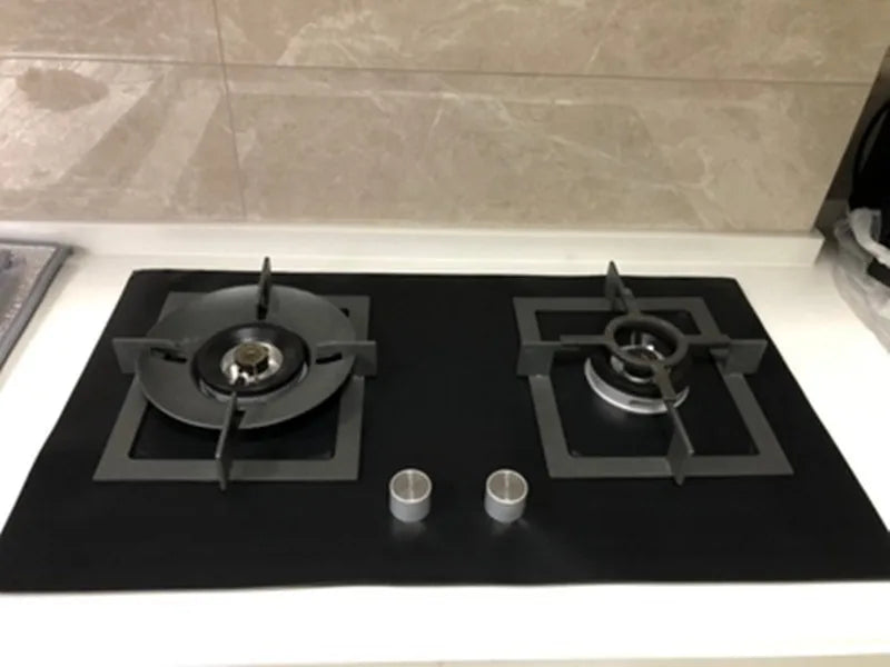 1/4PC Stove Protector Cover Liner Gas Stove Protector Gas