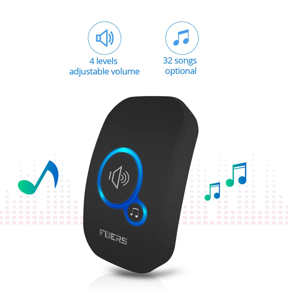 Fuers Wireless Doorbell Home Welcome Smart Door bell