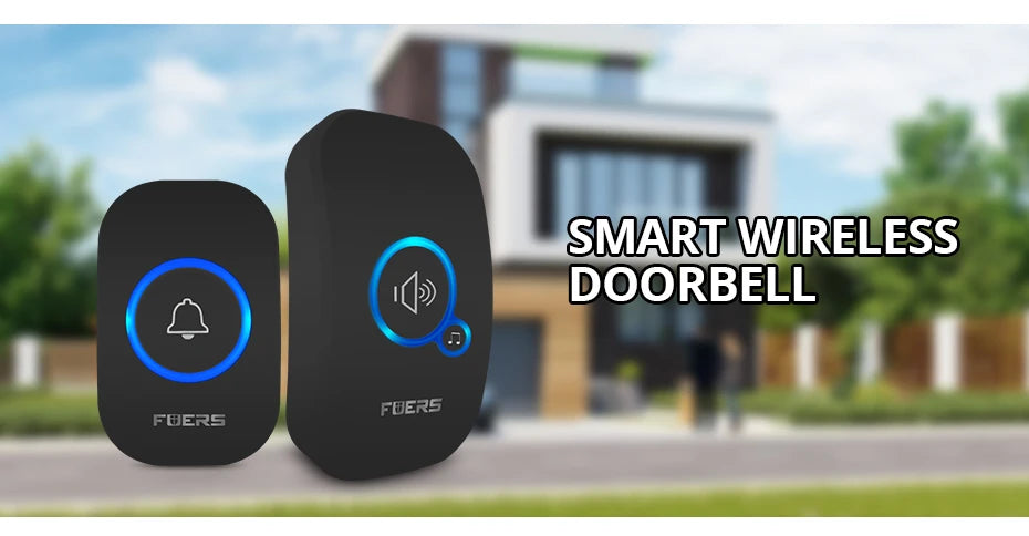 Fuers Wireless Doorbell Home Welcome Smart Door bell