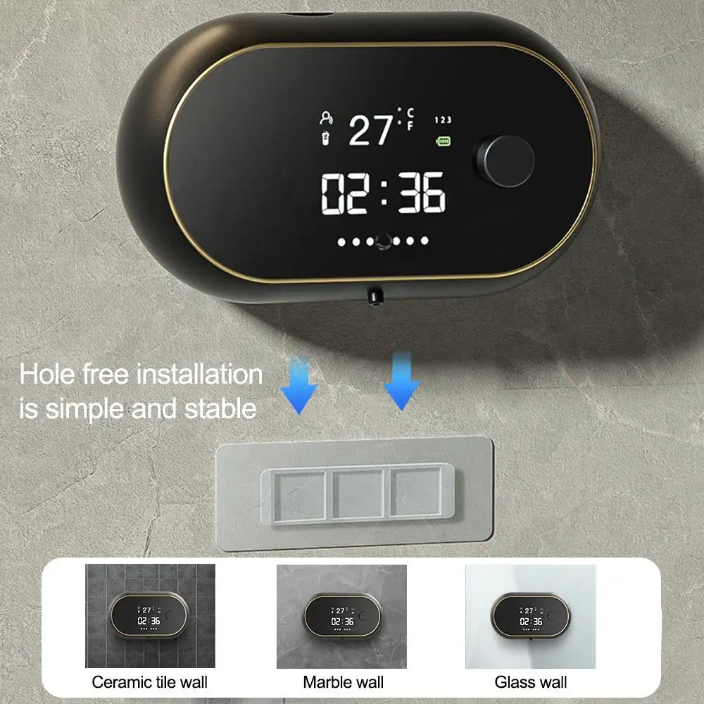 Creative Liquid Foam Soap Dispensers Time Temperature