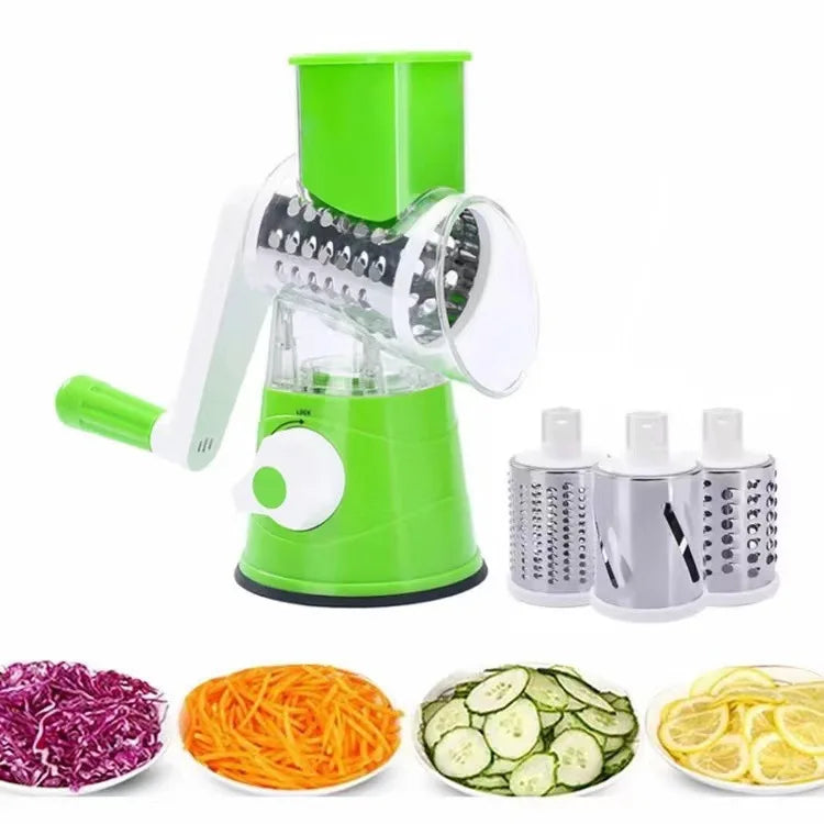 Multifunctional Roller Vegetable Cutter Hand Crank Home