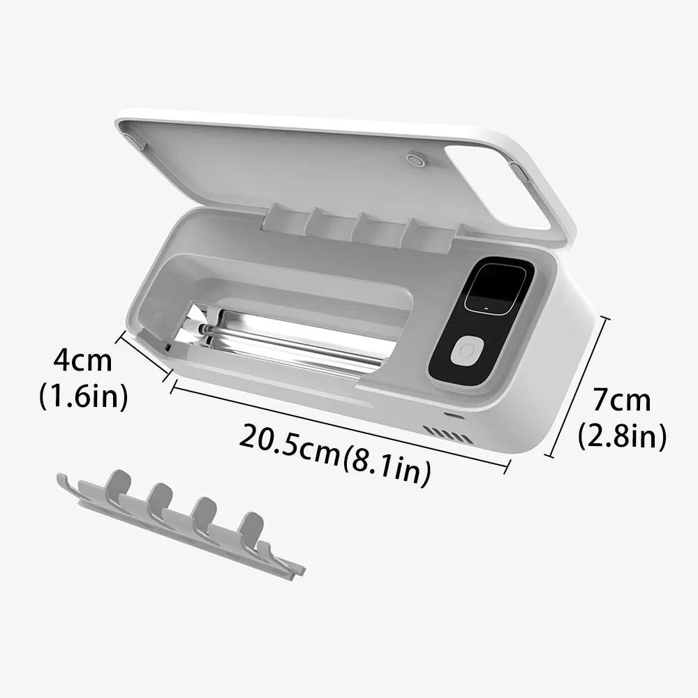 UV Toothbrush Sterilizer Rechargeable Fast Drying