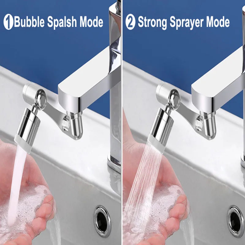 Metal 1080° Universal Rotation Faucet Sprayer Head