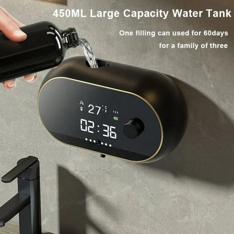 Creative Liquid Foam Soap Dispensers Time Temperature