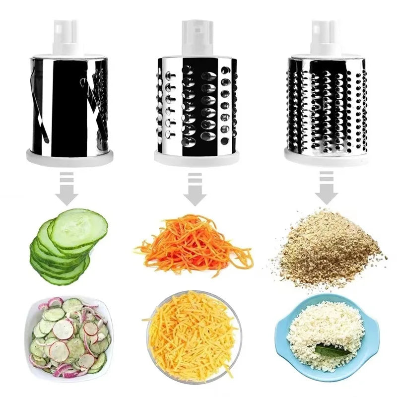Multifunctional Roller Vegetable Cutter Hand Crank Home