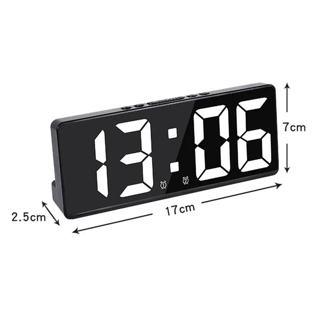 LED Digital Electronic Clock Backlight Large Number