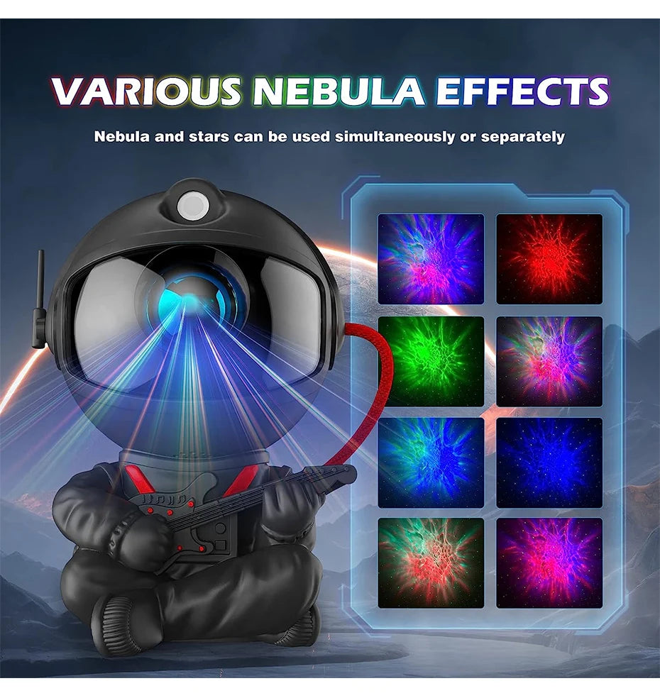 Galaxy Star Projector LED Night Light Starry Sky Astronaut