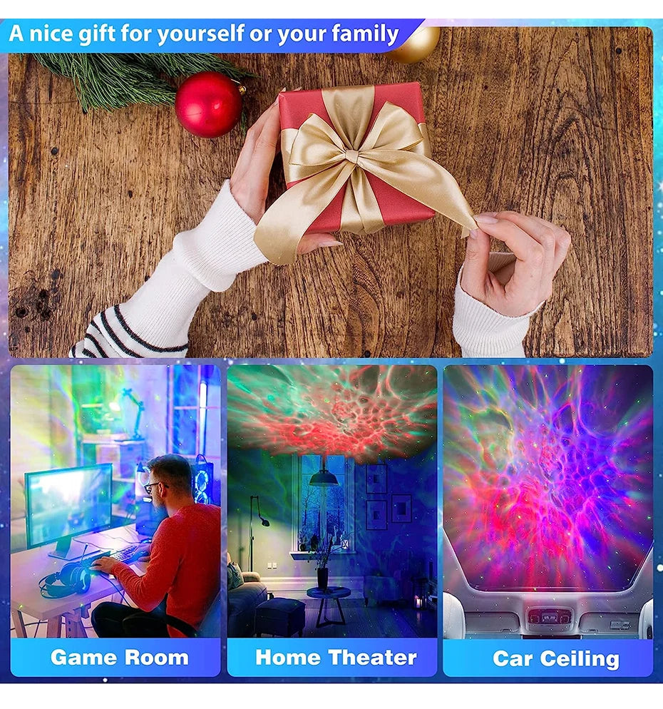 Galaxy Star Projector LED Night Light Starry Sky Astronaut