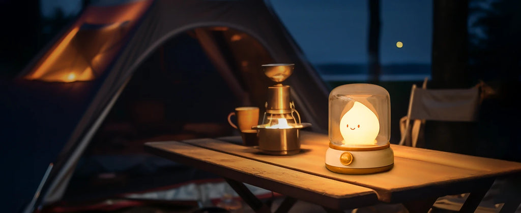BANDIAN Mini Night Lamp Desktop LED Cute Flameless