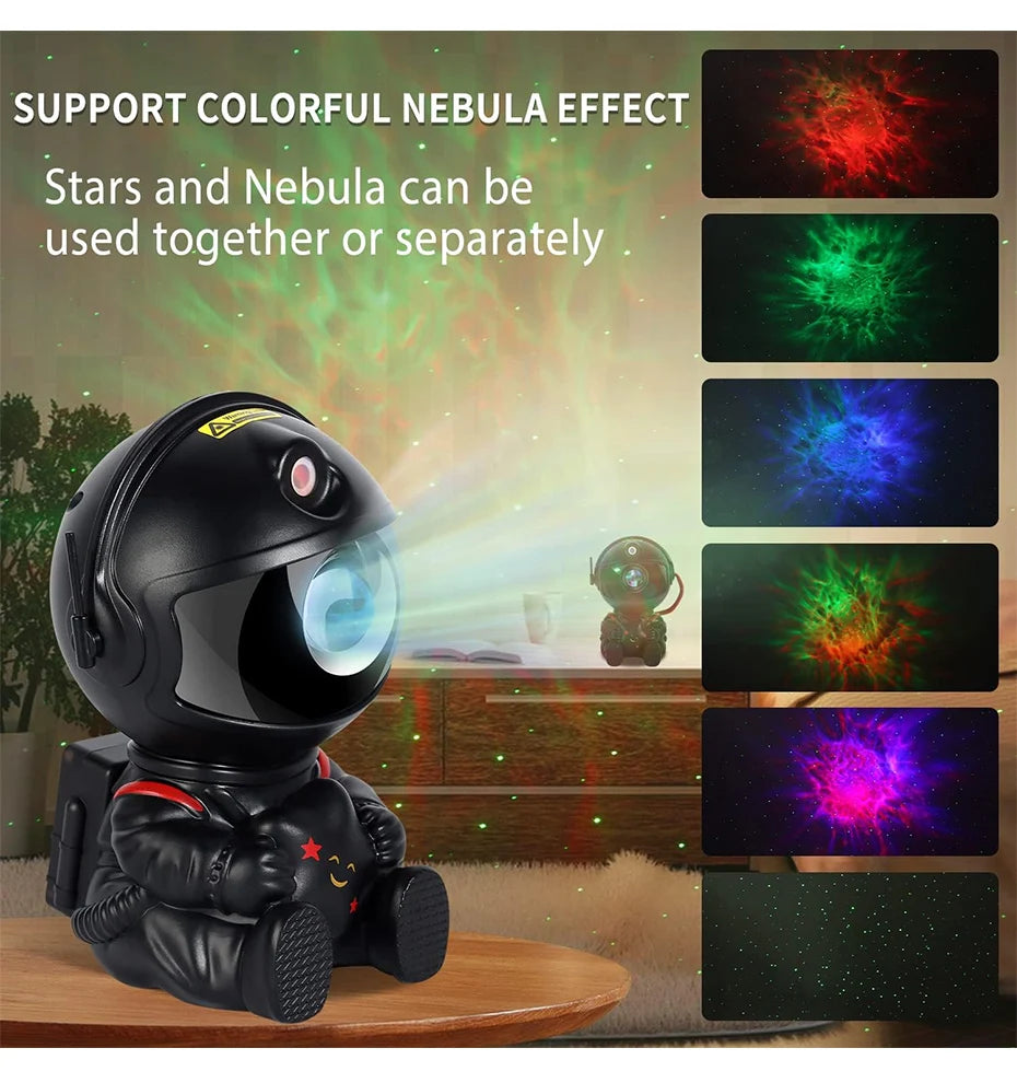 Galaxy Star Projector LED Night Light Starry Sky Astronaut