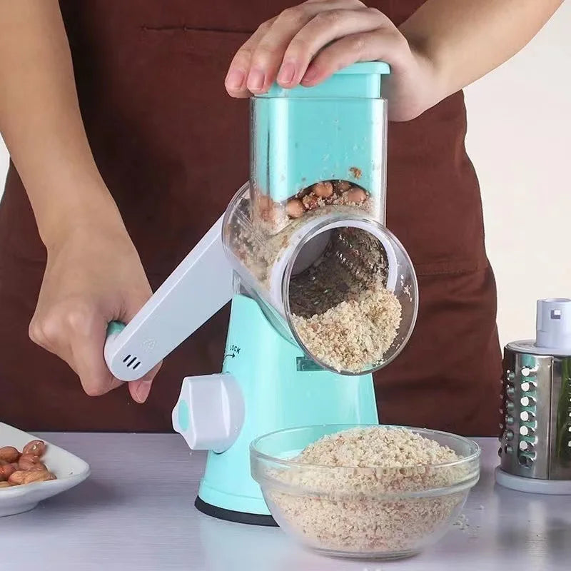 Multifunctional Roller Vegetable Cutter Hand Crank Home
