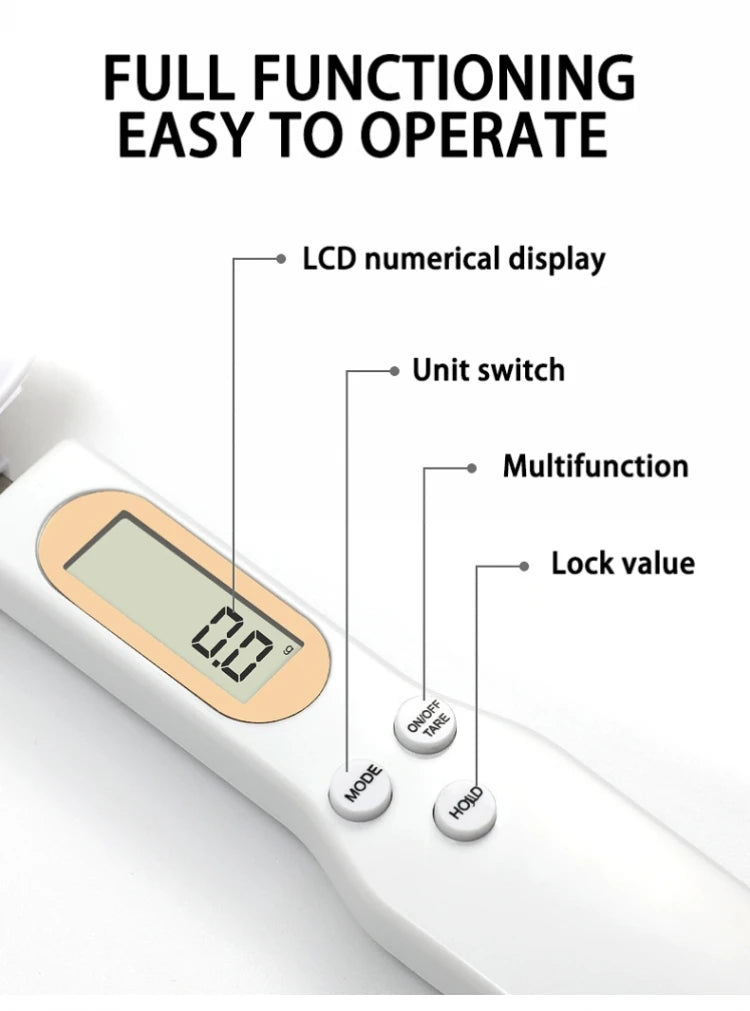 Weighing Spoon Scale Home Kitchen Tool Electronic