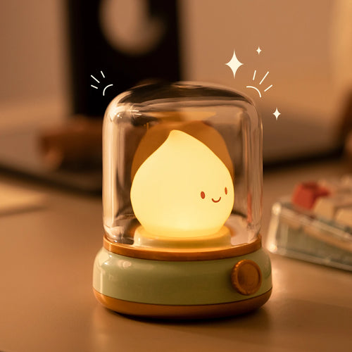 BANDIAN Mini Night Lamp Desktop LED Cute Flameless