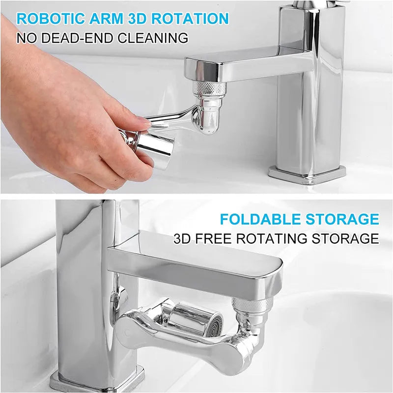Metal 1080° Universal Rotation Faucet Sprayer Head