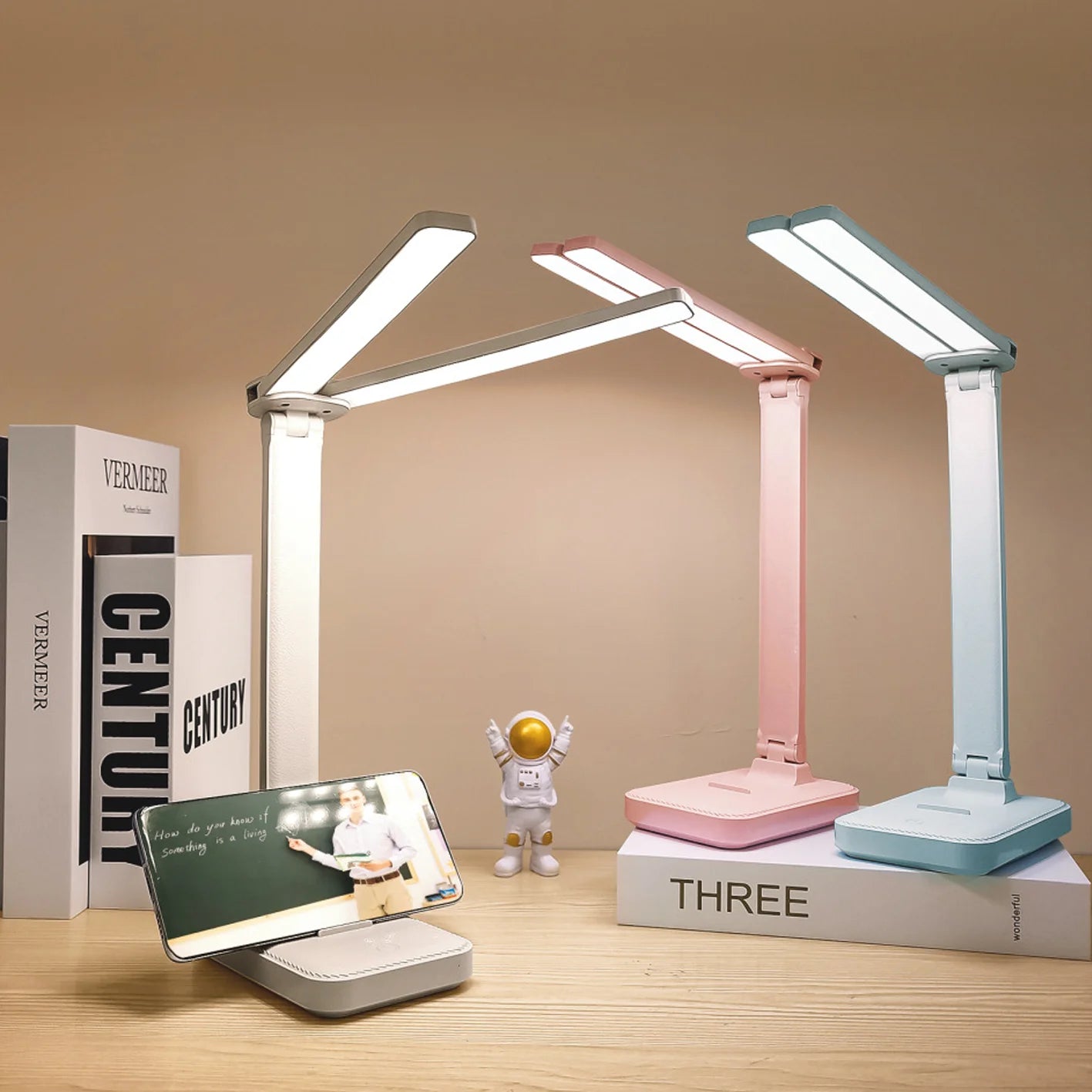 LED Desk Lamp 3 Levels Dimmable Touch Night Light
