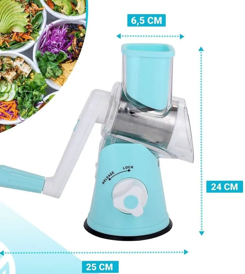 Multifunctional Roller Vegetable Cutter Hand Crank Home
