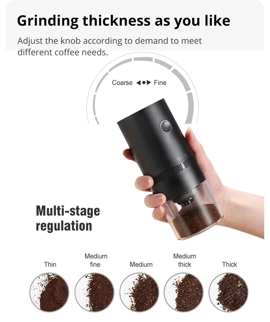 Coffee Grinder TYPE C USB Charge Professional