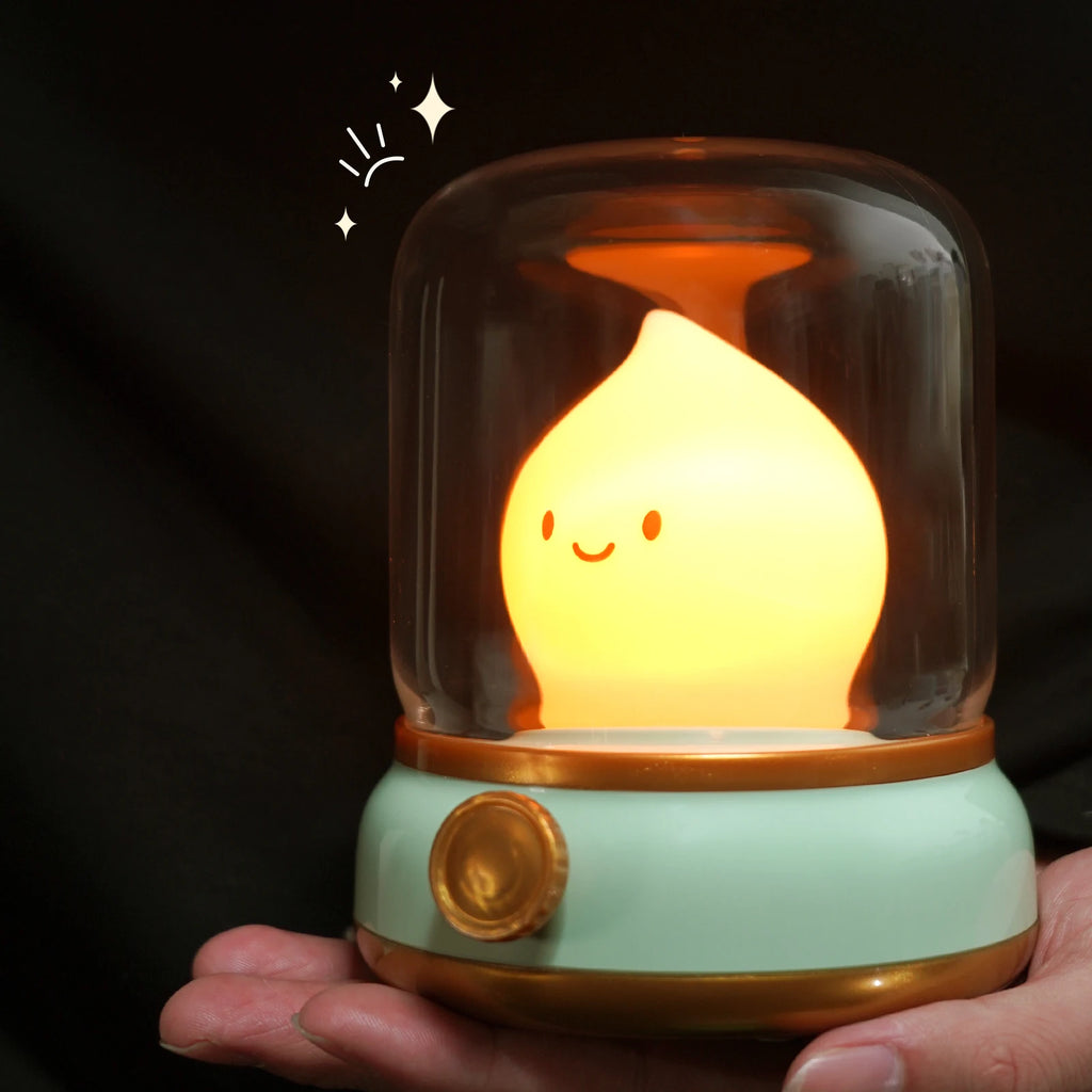 BANDIAN Mini Night Lamp Desktop LED Cute Flameless