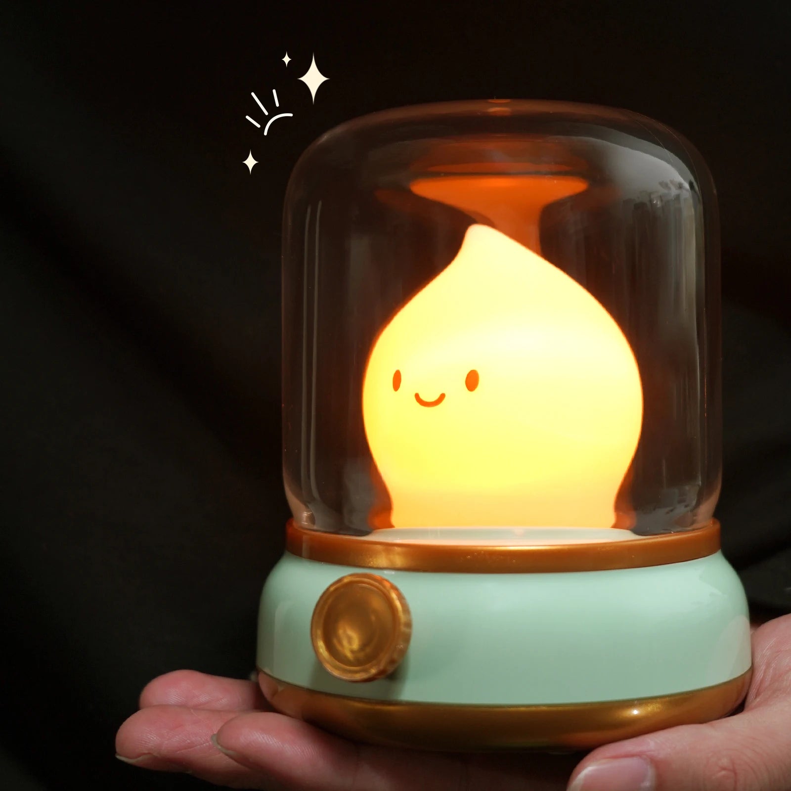 BANDIAN Mini Night Lamp Desktop LED Cute Flameless