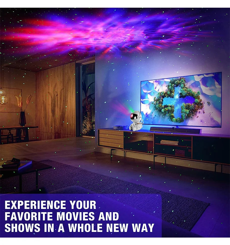 Galaxy Star Projector LED Night Light Starry Sky Astronaut
