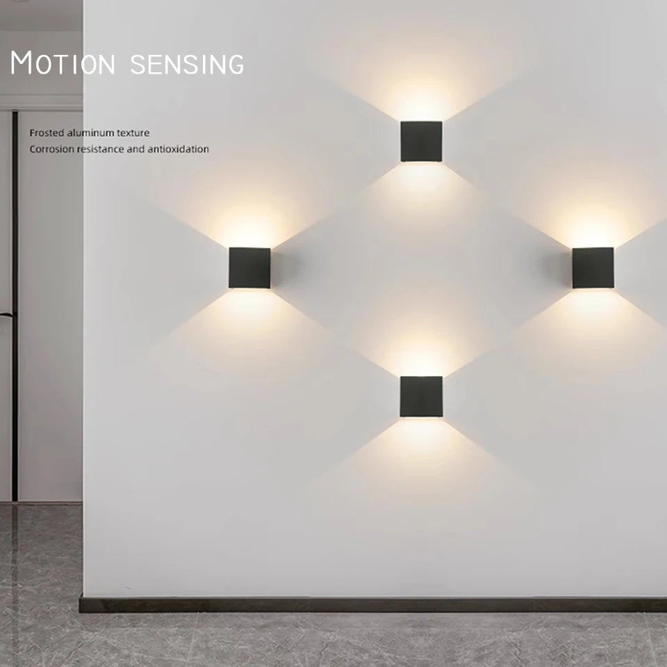 Litu LED Intelligent Motion Sensor Wall lamp 6W With Battery