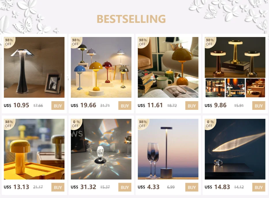 European-Style Crystal Table Lamp Ins Simple Modern