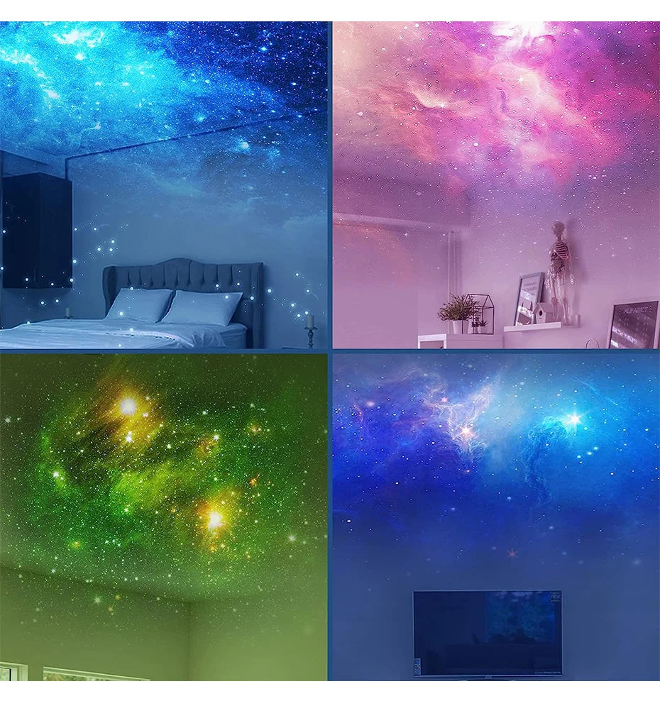 Galaxy Star Projector LED Night Light Starry Sky Astronaut