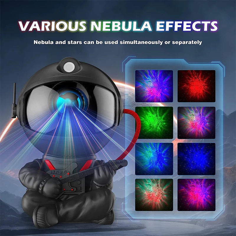 Galaxy Star Projector LED Night Light Starry Sky Astronaut